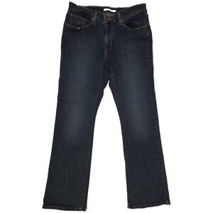 LEVI'S Red Tab Womens 10M 30x32 Bootcut‎ Jeans Stretch Dark Wash Zip Fly
